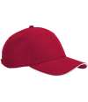 BB195R B195R Beechfield Team Sports-Tech Cap Classic Red / White colour image